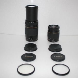 ★大迫力レンズ ★canon kiss N ダブルレンズセット