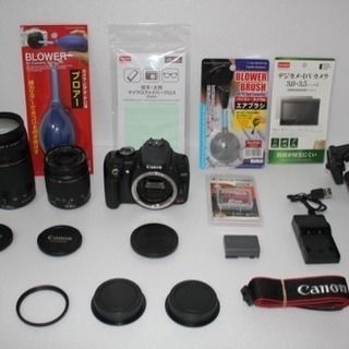 ★大迫力レンズ ★canon kiss N ダブルレンズセット