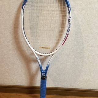 中古ウィルソン硬式テニスラケット  青白色