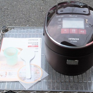 ☆日立 HITACHI RZ-TW3000K 5.5合炊き 圧力&スチームIHジャー炊飯器 ...