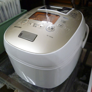南12条店 TOSHIBA/東芝 真空IHジャー炊飯器 5.5合炊き 2016年製 グランホワイト RC-10VRK