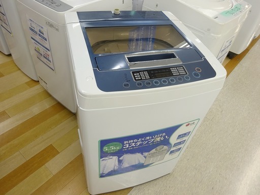 安心の6ヶ月保証付！2012年製　LG(エルジー)5.5kg全自動洗濯機です。【トレファク　岸和田】