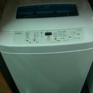 ハイアール 4.2kg全自動洗濯機 JW-K42K 2016年製...