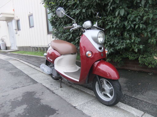 ヤマハ ビーノ(Vino) 4サイクル 実働車 バッテリーフル充電済み オイル