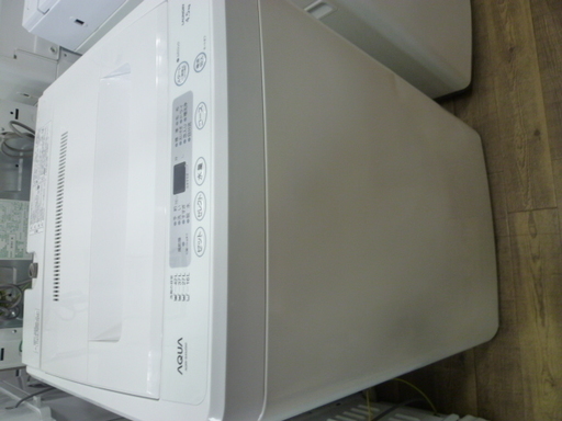 R 中古 AQUA 簡易乾燥機能付き洗濯機(4.5kg) AQW-S452 2014年製