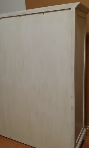 【アンティーク調】木製シェルフ白