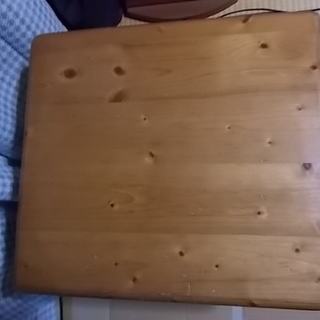 木製テーブル（引き出し、本立て付）