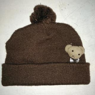 美品　幼児用　冬用帽子　ニット帽