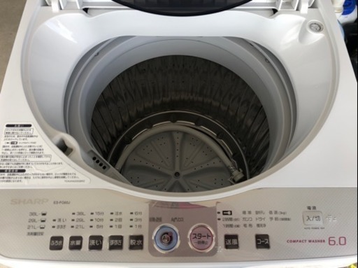 09年 SHARP 6.0キロ 洗濯機