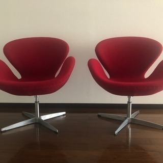 アルネヤコブセン・スワンチェア・シングルx2,ダブルソファx1セット