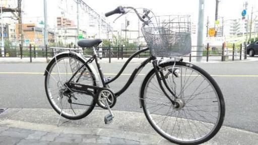 ♪ジモティー特価♪快適自転車生活　シマノ外装6段変速２６型中古自転車　新大阪　サイクルキッズ