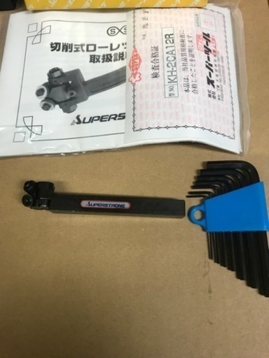未使用 スーパーツール 小径加工用切削ローレットホルダー KH-2CA12R