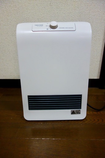 TEKNOS セラミックヒーター TS-123(W)