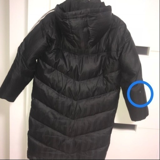 Adidas アディダス ジュニア ベンチコート スポーツ 冬アウター フード取り外し可 140 Isiz 巻のキッズ用品 子供服 の中古あげます 譲ります ジモティーで不用品の処分