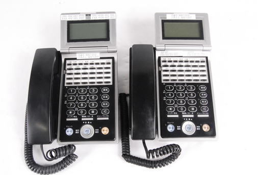 6569 IX-24KTDXE (BLK) 2台セット 岩通 岩崎通信 TELMAGE 電話機 ビジネスホン 保証付 同梱可 領収書発行可　アントレ