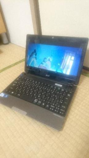 【高速モバイルノート】 高速SSD搭載 acer ノートパソコン メモリ4GB 11インチ小型PC 持ち運び便利 Wi-Fi 無線LAN すぐ使える