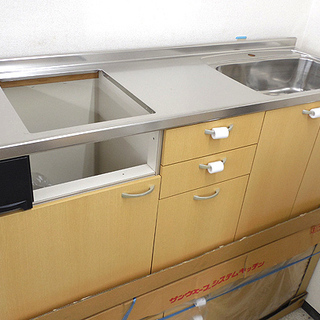 サンウェーブ システムキッチン サンファニートティオ 180cm LIXIL/リクシル シンク 流し台 SUNWAVE 札幌市西区
