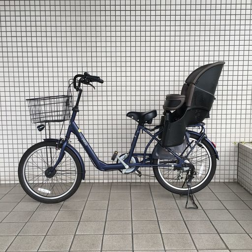 子供乗せ自転車 美品 22インチ ※３人乗り対応 （2017年1月末購入 ...