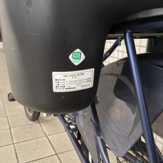 子供乗せ自転車 美品  22インチ ※３人乗り対応 （2017年1月末購入）