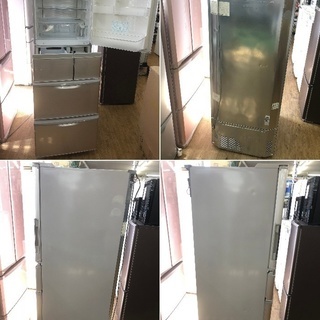 SHARP 】シャープ 380L 5ドア両開き冷蔵庫 プラズマクラスター搭載 