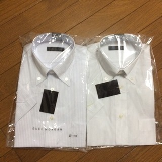 ビジネス用半袖シャツ Sサイズ（襟周り37) 2枚セット 未使用