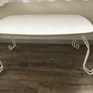 (中古)折りたたみテーブル　キャル2　7050(ホワイト) ニトリ 