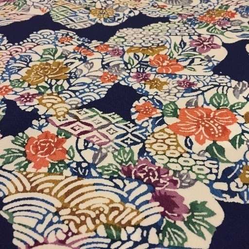 和装 4点セット(赤) 道行(絹) ベルベットショール 帯留 手袋