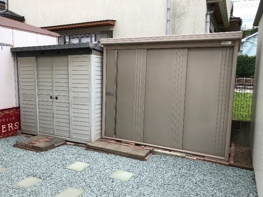 物置2棟、1棟解体、処分にて割引あり