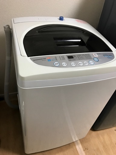 洗濯機 大宇電子ジャパン DWA-SL46　全自動洗濯機 4,6kg 2011年 風乾燥