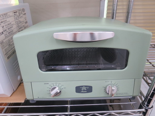 グラファイト　キッチン家電　トースター　グリーン　中古品