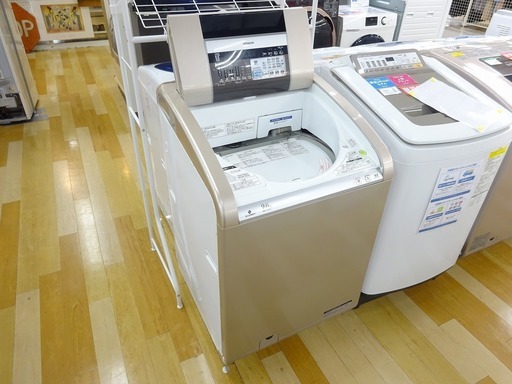 安心の6ヶ月保証付！2012年製HITACHIの9.0kg縦型洗濯乾燥機です！