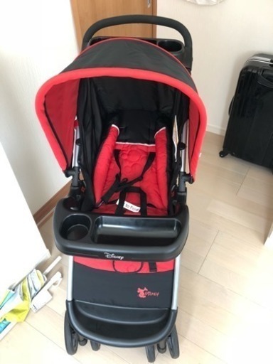 美品ミッキーベビーカー