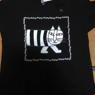 新品　ユニクロ リサラーソン Tシャツ　120　男女兼用　黒