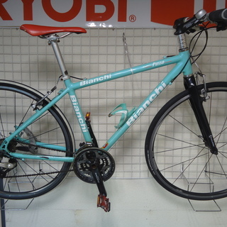 エコプラス小倉南店】BIANCHI ビアンキ クロスバイク 水色 2×8段