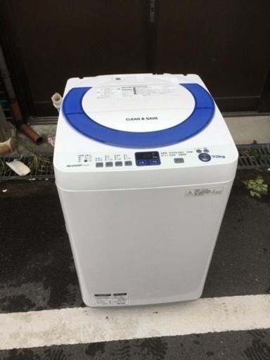 SHARP  全自動洗濯機  7kg  ES-T706-A 【2014年製】