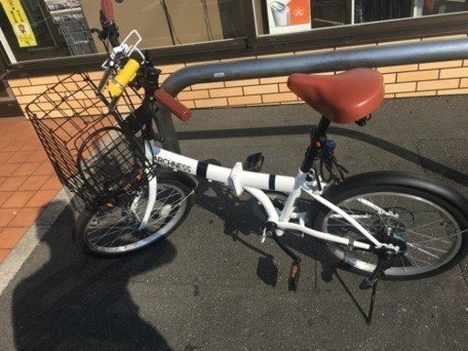 使用3ヶ月 美品 折りたたみ自転車