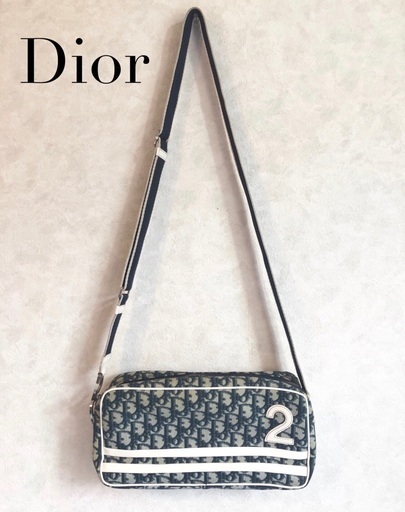 Christian Dior トロッター柄ショルダーバッグ pn-jambi.go.id