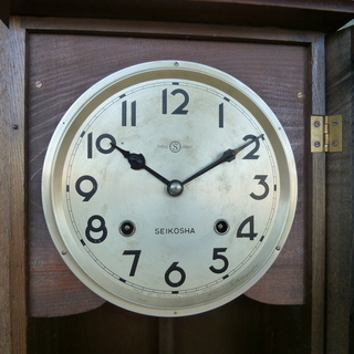 柱時計 掛時計 ゼンマイ式 振り子時計 古時計 ボンボン時計
