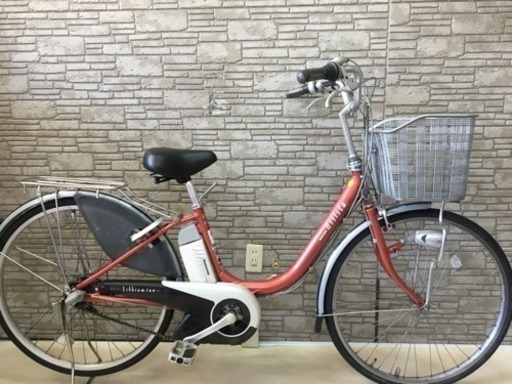 東京23区配達無料  BS ブリジストン アシスタ 4Ah リチウム 電動自転車 中古☆26インチ☆