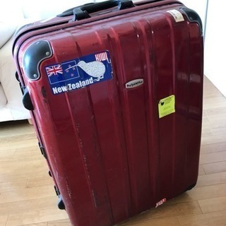 長期旅行用スーツケース 4輪 難あり