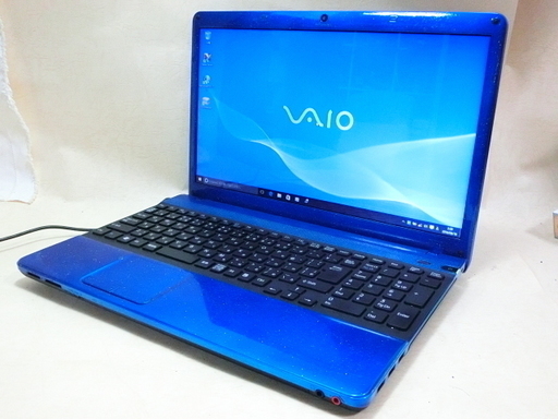 クールでかっこいい！ブルーメタリックのVAIO!!