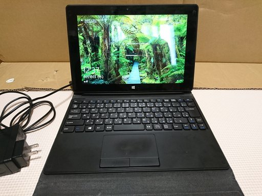 マウスコンピューター Mt Wn1001 2in1 タブレット Windows10 Pro 32bit Atom X5 Z00 1 44 K Project 古市のノートパソコンの中古あげます 譲ります ジモティーで不用品の処分