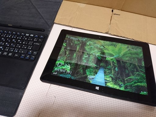 マウスコンピューター Mt Wn1001 2in1 タブレット Windows10 Pro 32bit Atom X5 Z00 1 44 K Project 古市のノートパソコンの中古あげます 譲ります ジモティーで不用品の処分