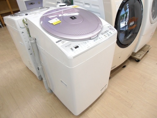 安心の6ヶ月保証付！2013年製SHARP(シャープ)ES-TX820-Pの8.0kg洗濯機です！