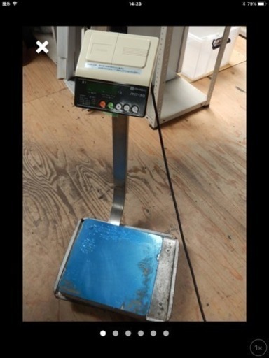 （H3710)ジャンク　店舗　 デジタル台はかり イシダ ISHIDA MT-30 ひょう量30kg 秤 計り 計量器