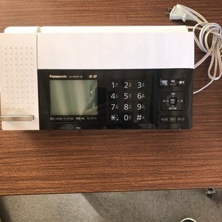 パナソニック  家庭用FAX電話機  KX-PD101-W