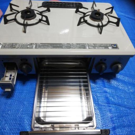 商談中 【美品】ガスコンロ プロパンガス LPガス 胡散臭く KG35NBK  