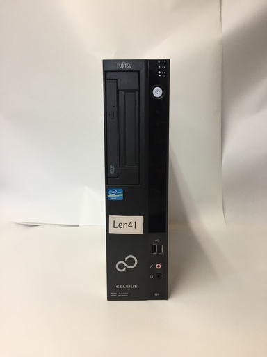 ◎高速4コア XeonE3-v2搭載 省スペース型WS 富士通 Celsius J520 (Xeon E3-1225v2 3.2GHz/16GB/500GB/Win10Pro-64bit)