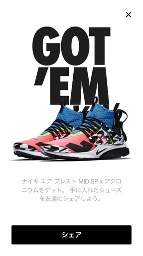 即完売 値段交渉可能 NIKE ACRONYM AIR PRESTO MID UTILITY