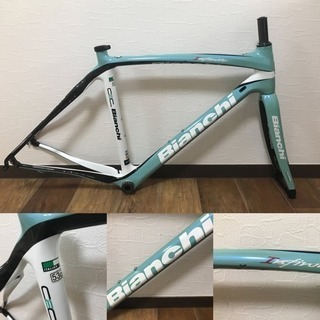 BIANCHI INFINITO c2c  カーボンフレームセット チェレステ